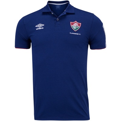 Camisa Polo do Fluminense 2020 Viagem Umbro - Masculina - Foto 1
