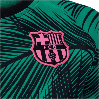 Camisa Pré-Jogo Barcelona 20/21 Nike - Infantil - Foto 5