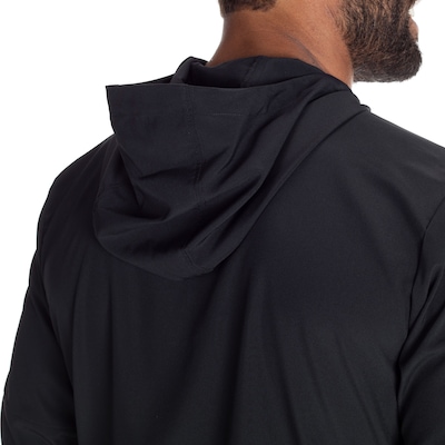 Jaqueta com Capuz Nike Run Stripe Woven - Masculina - Foto 4