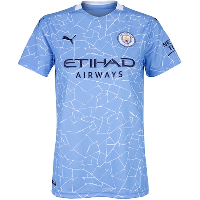Camisa Manchester City I 20/21 Puma - Feminina - Foto 1