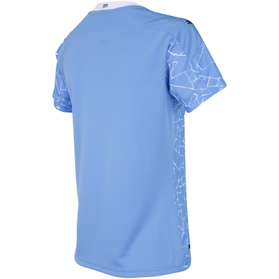 Camisa Manchester City I 20/21 Puma - Feminina - Foto 4