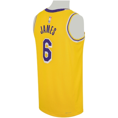 Camiseta Regata Los Angeles Lakers Lebron James Nike - Foto 3