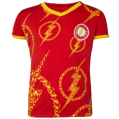 Camiseta Liga da Justiça Flash Fard - Infantil - Foto 1
