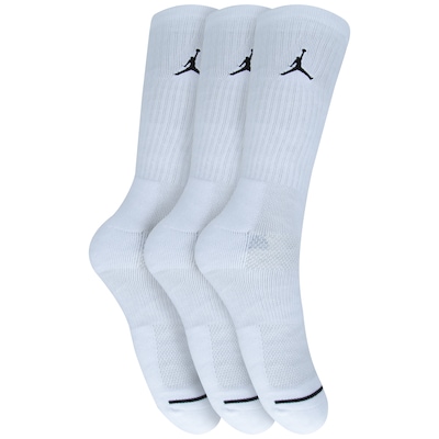 Kit de Meias Cano Alto Nike Everyday Crew com 3 Pares - 39 - 43 - Adulto - Foto 1