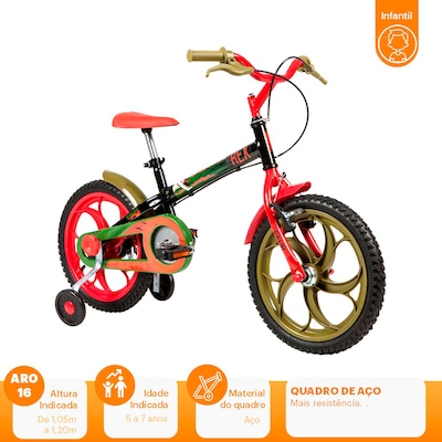 Bicicleta Caloi Power Rex - Aro 16 - Freio Cantilever - Infantil - Foto 2