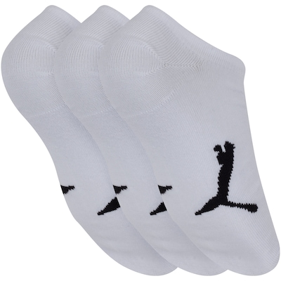 Kit de Meias Sapatilha Puma Esportiva com 3 Pares - 39 a 43 - Adulto - Foto 2