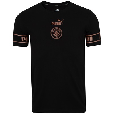 Camiseta Manchester City Puma Culture Tee - Masculina - Foto 1