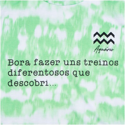 Camiseta Oxer Tie Dye Aquário - Feminina - Foto 4
