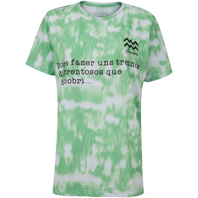 Camiseta Oxer Tie Dye Aquário - Feminina - Foto 1