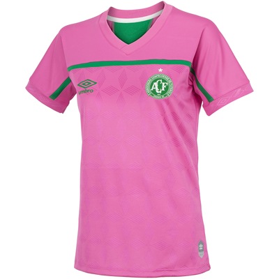 Camisa do Chapecoense 2020 Outubro Rosa Umbro - Feminina - Foto 3