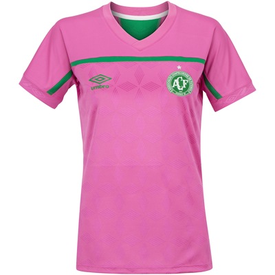 Camisa do Chapecoense 2020 Outubro Rosa Umbro - Feminina - Foto 1