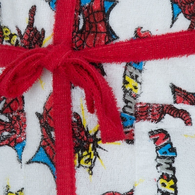 Roupão Infantil Felpudo Lepper Marvel Homem-Aranha - Foto 5