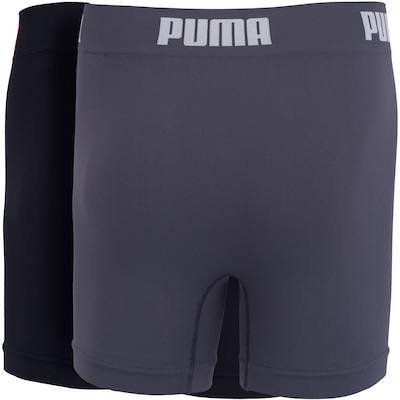 Kit de Cuecas Boxer sem Costura Puma com 2 Unidades - Adulto - Foto 4