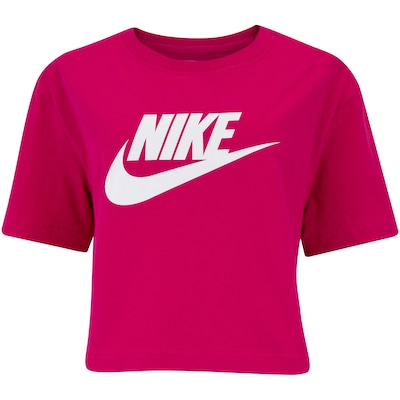 Blusa Cropped Nike Tee Sportswear Essential - Feminina - Foto 1