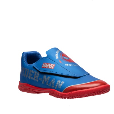 Chuteira Futsal Marvel Spider Man Velcro IC - Infantil - Foto 2