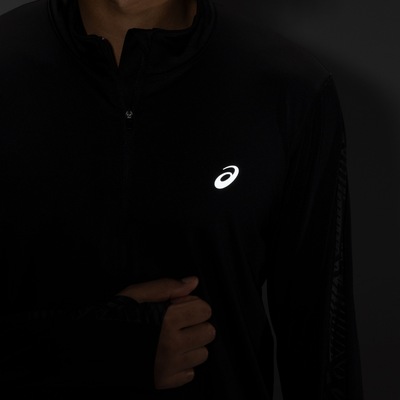 Blusão ASICS Masculino Fleece Half Zíper - Foto 5