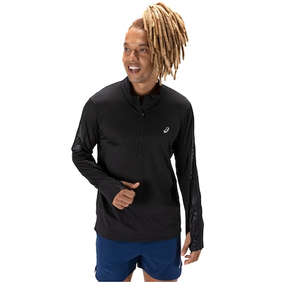 Blusão ASICS Masculino Fleece Half Zíper - Foto 2