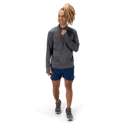 Blusão ASICS Masculino Fleece Half Zíper - Foto 4