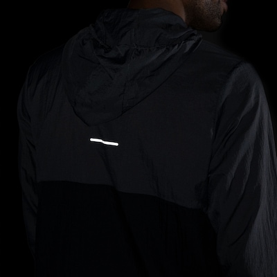 Jaqueta ASICS com Capuz Corta Vento Bicolor - Masculina - Foto 5