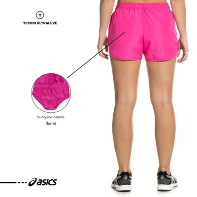 Shorts ASICS Runner Básico N - Feminino - Foto 4