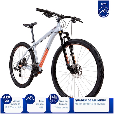 Mountain Bike Caloi 29 - Aro 29 - Câmbio Traseiro Shimano - Freio Hidráulico Logan - Foto 3