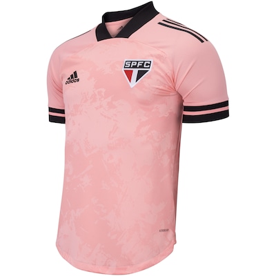 Camisa do São Paulo 2020 Outubro Rosa adidas - Masculina - Foto 3