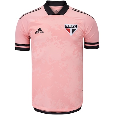 Camisa do São Paulo 2020 Outubro Rosa adidas - Masculina - Foto 1