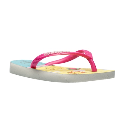 Chinelo Infantil Havaianas Slim Hello Kitty - Feminino - Foto 3