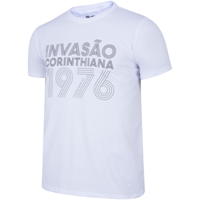 Camiseta do Corinthians Invasão Corinthiana Manto FC - Masculina - Foto 3