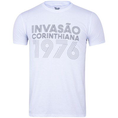 Camiseta do Corinthians Invasão Corinthiana Manto FC - Masculina - Foto 1