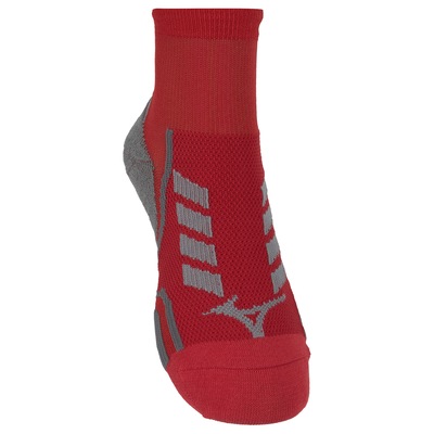 Meia Cano Curto Mizuno Running DryLite Race Mid II - 35 a 37 - Adulto - Foto 3