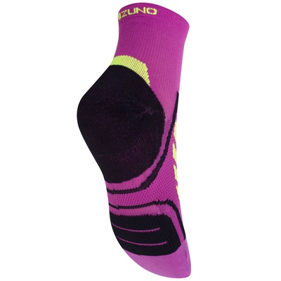 Meia Cano Curto Mizuno Running DryLite Race Mid II - 35 a 37 - Adulto - Foto 2