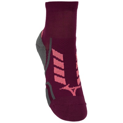 Meia Cano Curto Mizuno Running DryLite Race Mid II - 35 a 37 - Adulto - Foto 3