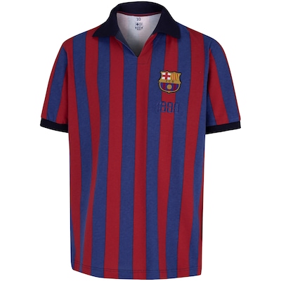 Camisa Polo Barcelona Retrô Casual - Juvenil - Foto 1