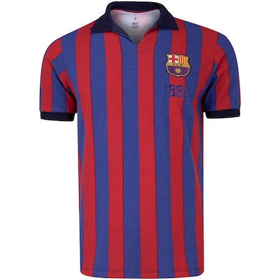 Camisa Polo Barcelona Retrô Casual - Masculina - Foto 1