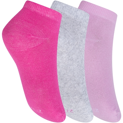 Kit de Meias Sapatilha Oxer com 3 Pares - 27 a 30 - Infantil - Foto 2