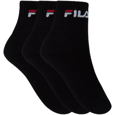 Kit de Meias Cano Médio Fila Tripack com 3 Pares - 34 a 38 - Adulto - Foto 1