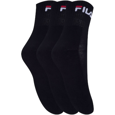 Kit de Meias Cano Médio Fila Tripack com 3 Pares - 39 a 43 - Adulto - Foto 2