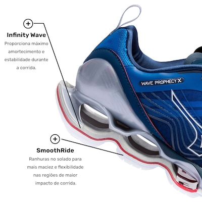 Tênis Mizuno Wave Prophecy X - Masculino - Foto 6