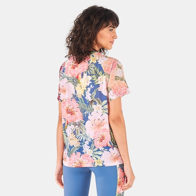 Camiseta Farm Manga Curta Patch Chita Maxi Filipinas - Feminina - Foto 2