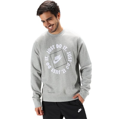 Blusão Nike Sportwear JDI FLC Crew - Masculino - Foto 2