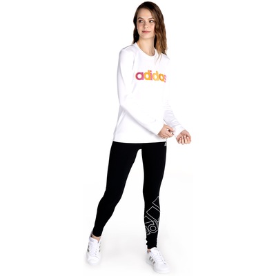 Blusão adidas Feminino Essentials Linear Graphic - Foto 4
