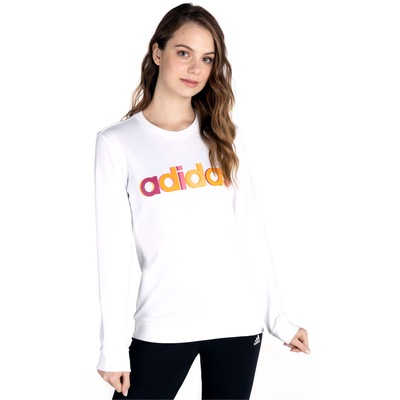 Blusão adidas Feminino Essentials Linear Graphic - Foto 2
