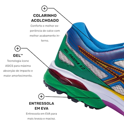 Tênis Asics Gel-Nagoya 3 - Feminino - Foto 5
