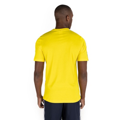 Camiseta adidas Manga Curta Color Block Linear - Masculina - Foto 3