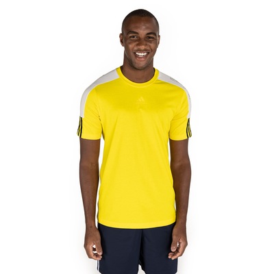 Camiseta adidas Manga Curta Color Block Linear - Masculina - Foto 2