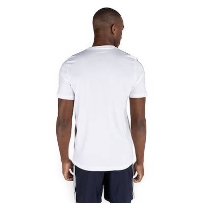 Camiseta adidas Essentials 3 Listras - Masculina - Foto 3