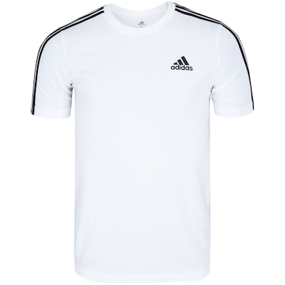 Camiseta adidas Essentials 3 Listras - Masculina - Foto 5
