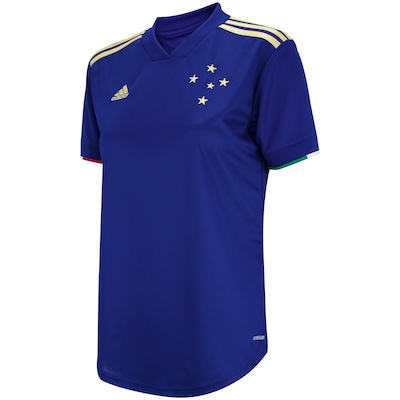 Camisa do Cruzeiro I adidas 2021 - Feminina - Foto 3