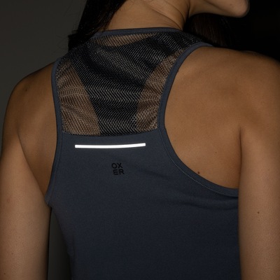 Camiseta Regata Feminina Oxer Recorte Mesh - Foto 5